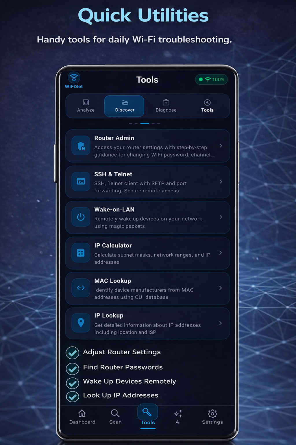 SSH terminal interface